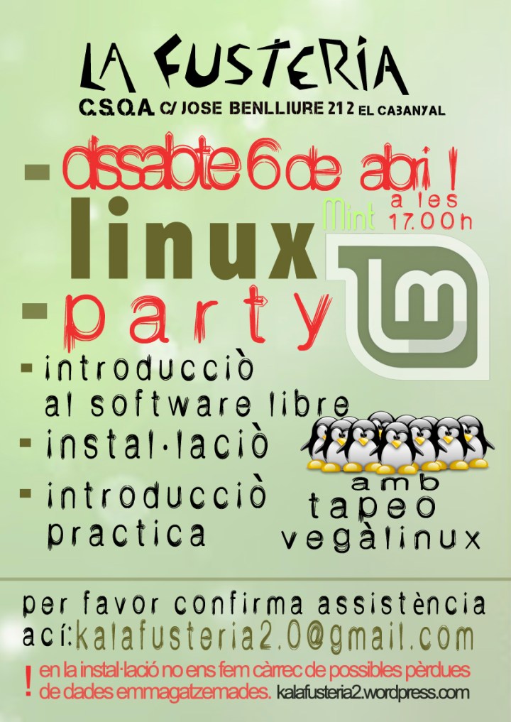linux party web